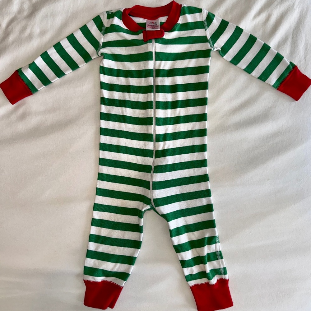 Hannah Andersson Striped Zip Sleeper